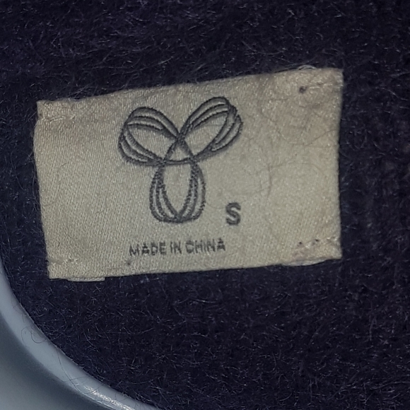 Beautiful purple mohair blend cardigan sweater - Picture 5 of 6